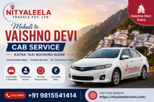 Mohali to Vaishno Devi Cab Service