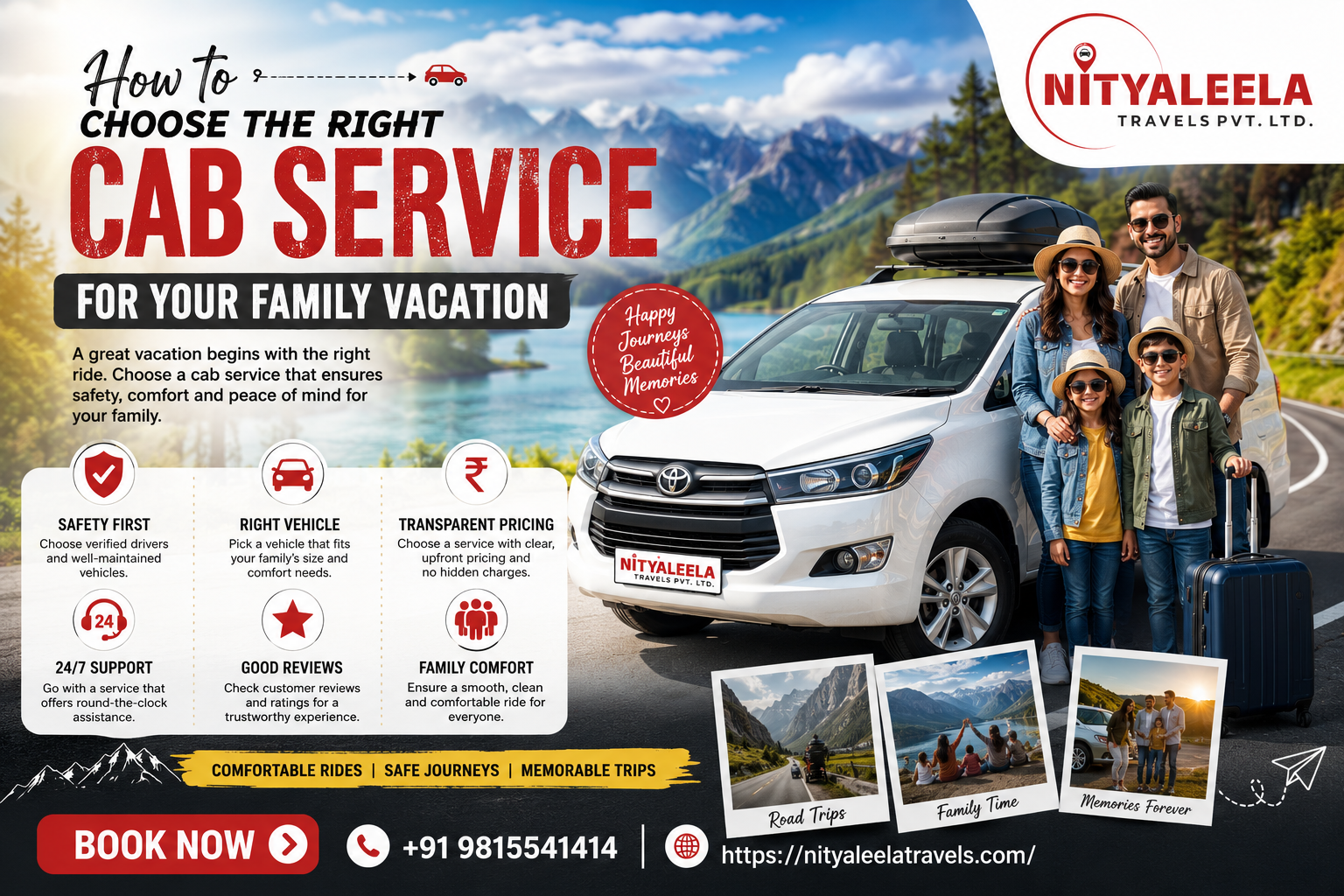 Cab Service for Your Family Vacation